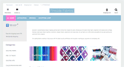 Desktop Screenshot of firesidefabrics.co.uk